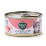 Natura Diet Cat Kitten Paté Ternera y Pollo 85 Gr