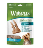 Whimzees Pack Snacks Dentales Antler Adulto S (24u)