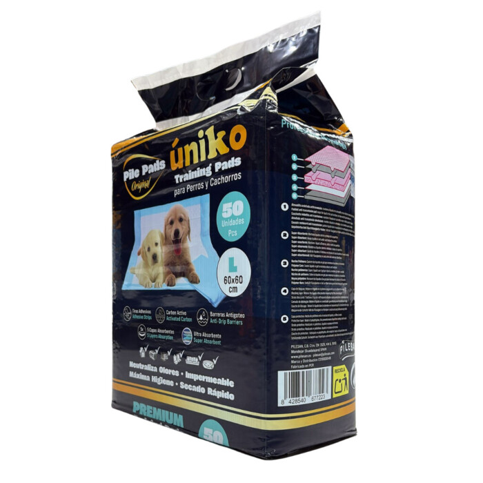 Empapadores Úniko 60x60cm 50 Unidades - Imagen 1