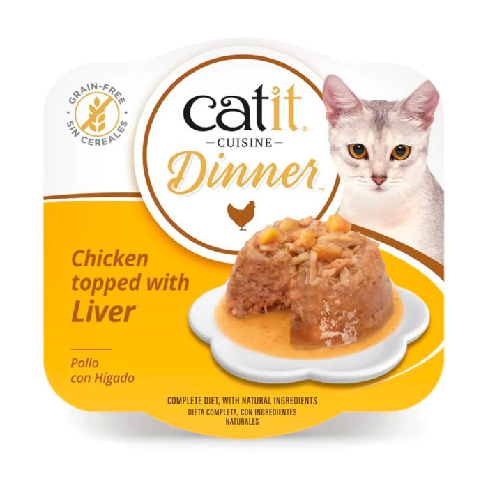 Catit Cuisine Dinner Pollo con Hígado 75g - Imagen 1