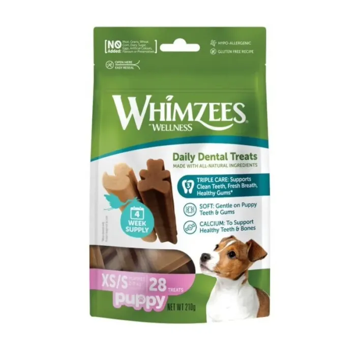 Whimzees Pack Snacks Dentales Puppy - Imagen 1