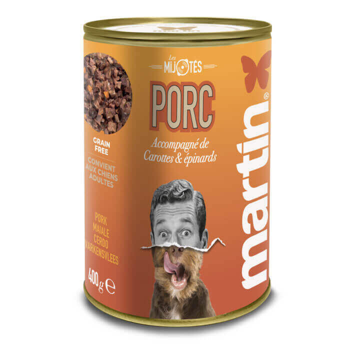 3011136 Martín Lata Estofado de Cerdo y Verduras para Perros - Imagen 1