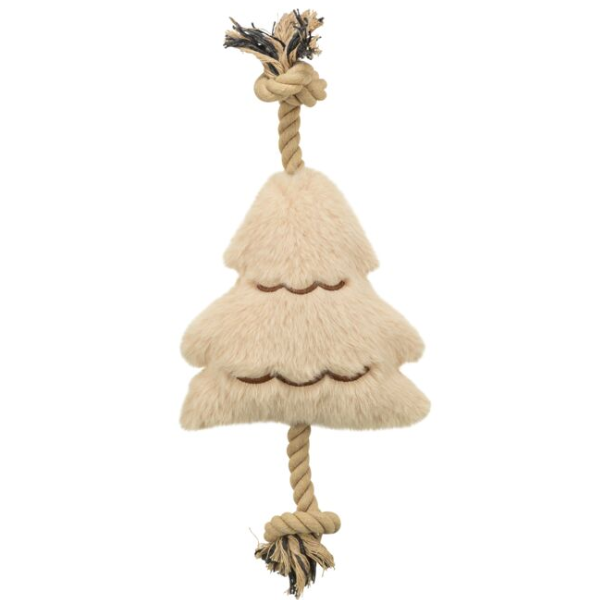Diseño sin título (2) Juguete Perro Árbol de Navidad con Cuerda 38cm - Imagen 1