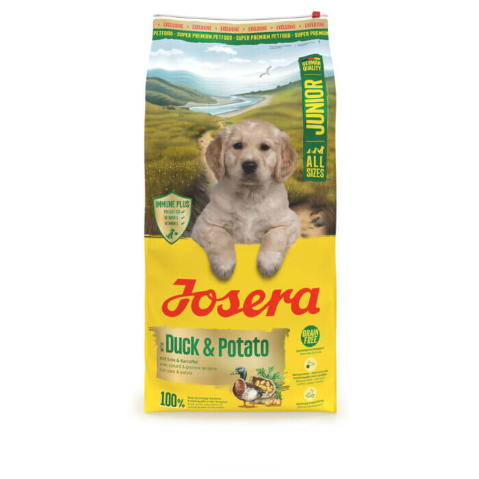 Junior_Duck_Potato Josera Exclusive Junior Pato y Patata – Pienso para Perros - Imagen 1