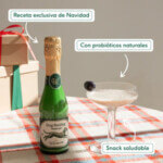 Wild Balance- Botella ''Champán'' Navidad (Kéfir de vaca) para Perros y Gatos 200g - Imagen 2