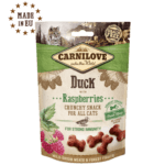 Carnilove Snacks Gato Crunchy Pato y Frambuesa 50 Grs