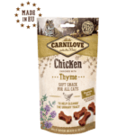 Carnilove Snacks Gato Semihúmedos Pollo y Tomillo 50gr