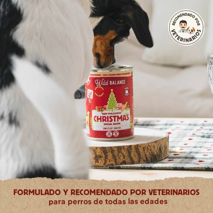 Wild Balance Receta Navidad para Perro de Ciervo y Conejo-Lata 400gr - Imagen 4
