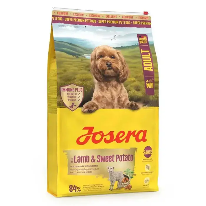 josera-comida-para-perros-adultos-mini-lamb---sweet-potato-3kg Josera Exclusive Mini Adult Cordero y Batata – Pienso para Perros - Imagen 1