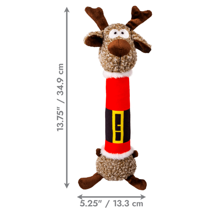 KONG Juguete Perro Navidad Shakers Luvs Reindeers M - Imagen 2