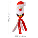 KONG Juguete Perro Navidad Wubba Assorted Papá Noel L - Imagen 2