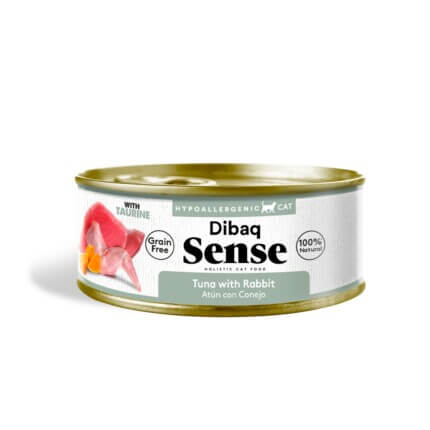 Dibaq Sense Atún con Conejo para Gatos Adultos