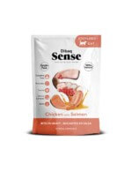 Dibaq Sense Bocaditos en Salsa Pollo y Salmón para Gatos