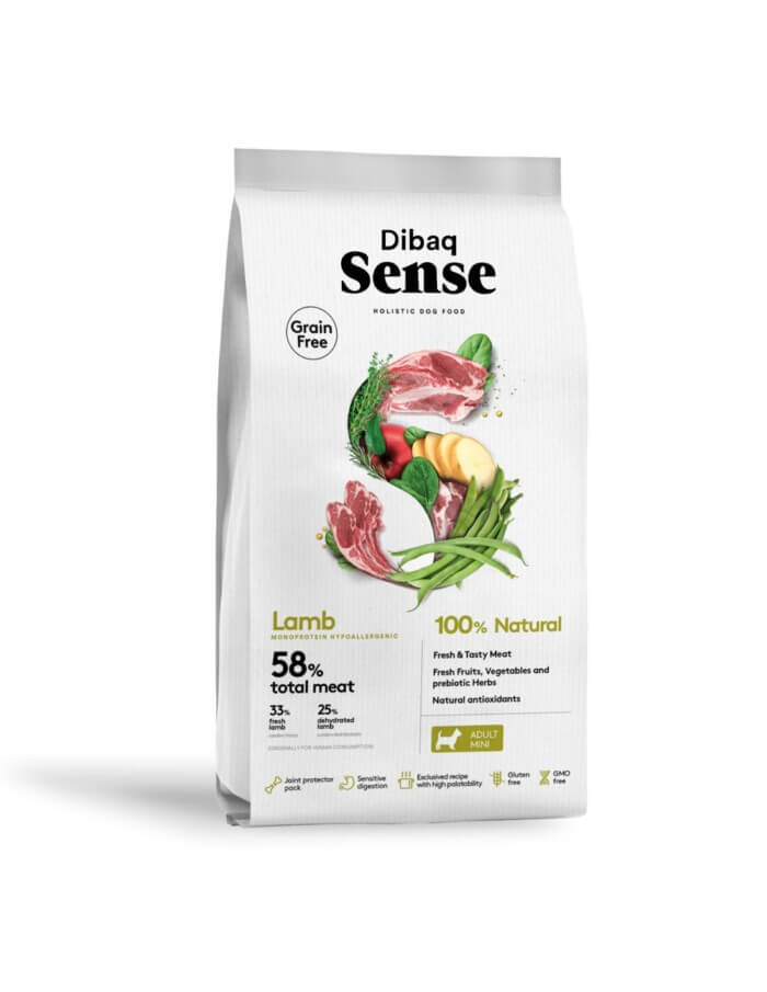 dibaq-sense-grain-free-cordero-mini-2.jpg Dibaq Sense Grain Free Cordero Mini para Perros Pequeños - Imagen 1