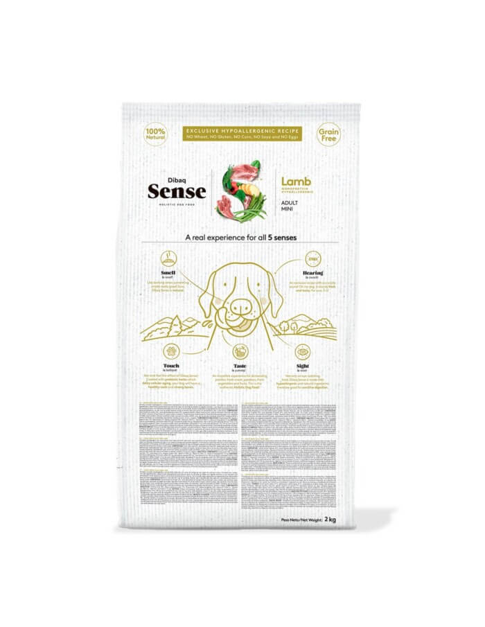 Dibaq Sense Grain Free Cordero Mini para Perros Pequeños - Imagen 2