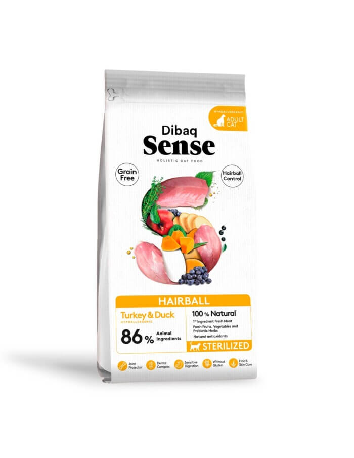Dibaq Sense Grain Free Hairball para Gatos de Pelo Largo - Imagen 1