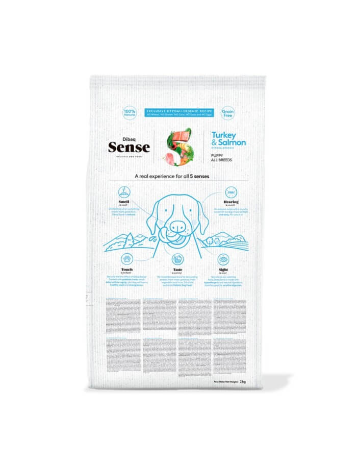 Dibaq Sense Grain Free Salmón y Pavo para Cachorros - Imagen 2