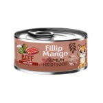 Fillip Mango Lata Buey y Kiwi 85gr- Húmedo Completo para Gato