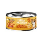 Fillip Mango Lata Pavo y Pera 85gr -Húmedo Completo para Gato