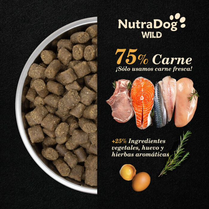 Nutradog WILD Pienso Semihúmedo Adulto Pescado y Pollo - Imagen 2