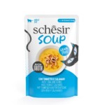 Schesir Pouch Sopa Atún con Calamares 40gr-para Gatos