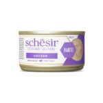 Schesir Lata Diabetic Mousse Pollo 80gr- Húmedo Dietético para Gatos
