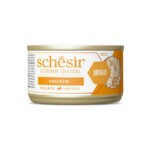 Schesir Lata Urinary Filetes Pollo 80gr- Húmedo Dietético para Gatos