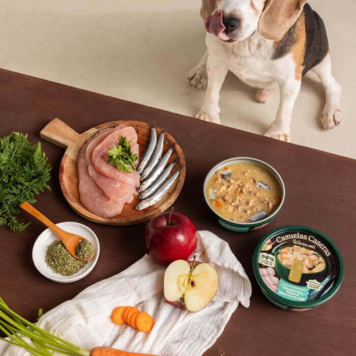 Wild Balance Húmedo Perro Cazuela Boquerón, Pavo y Manzana 280g - Imagen 3