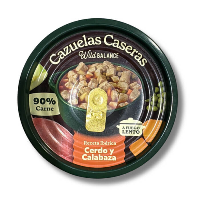 Wild Balance Húmedo Perro Cazuela Cerdo y Calabaza 280g - Imagen 1
