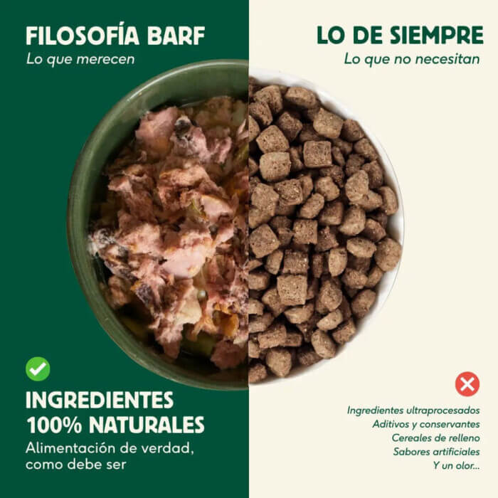 Wild Balance Comida Húmeda para Perro Atún y Pavo 400gr | Filosofía Barf - Imagen 2