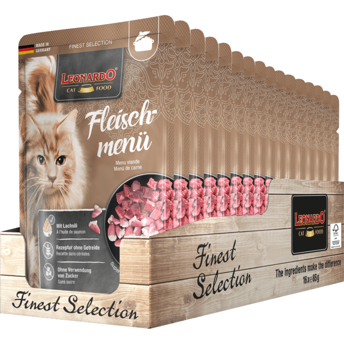 Leonardo Menú Carne para Gatos 85g - Imagen 2
