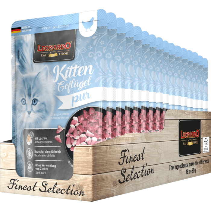 Leonardo Húmedo Kitten Ave para Gatitos 85g - Imagen 2