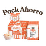 Pack Ahorro 6 Unidades KitCat Eco SoyaClump Melocotón 7L - Arena para Gatos
