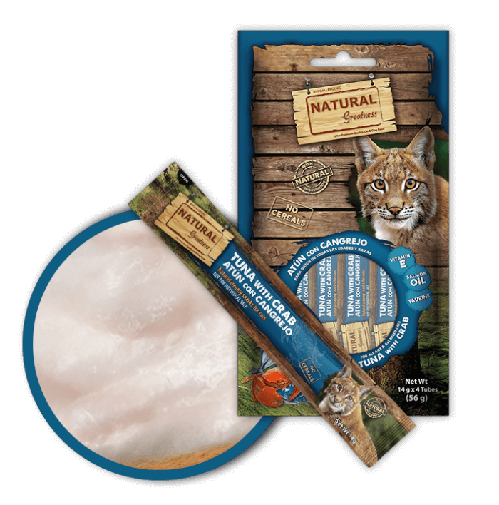 Natural Greatness Snacks Crema Atún y Cangrejo 56gr- Para Gato - Imagen 3