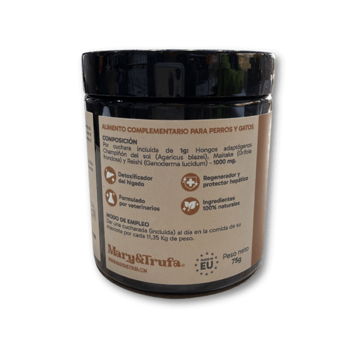 Mary&Trufa Suplemento HepatoShrooms 75g - Imagen 3