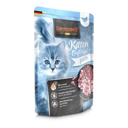Leonardo Húmedo Kitten Ave para Gatitos 85g