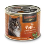 Leonardo Húmedo Pato Pollo y Zanahoria para Gatos 200g