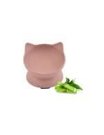 Nayeco Comedero Gato Bambú Elevado Rosa 140ml
