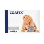 VetPlus Coatex Suplemento Dermatológico 60 Cápsulas- para Perros y Gatos
