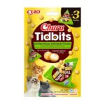 Churu Tidbits Pollo Sabor Dashi para Gatos 3x12g