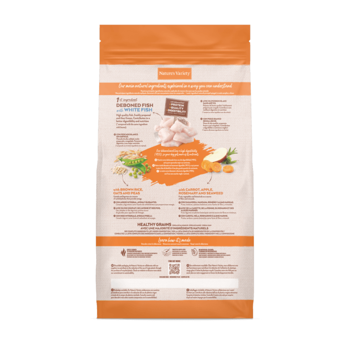 Nature's Variety Pescado Blanco Adulto Medianos Maxi - Imagen 2