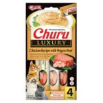 Churu Luxury Pollo y Wagyu para Gatos 4x14g - Imagen 2