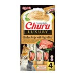 Churu Luxury Pollo y Wagyu para Gatos 4x14g