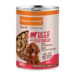 Nature's Variety Paté Buey para Perros Adultos Med/Maxi 400g