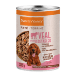 Nature's Variety Paté Ternera para Perros Adulto Med/Maxi  400g