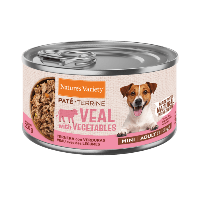 Nature's Variety Paté Ternera para Perros Adulto Mini 200g - Imagen 1