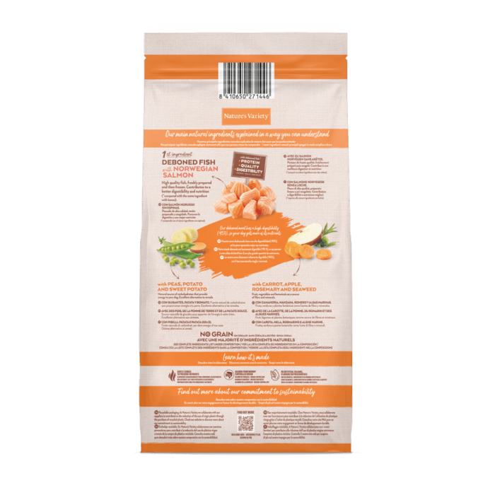 Nature's Variety No Grain Mini Adult Salmón Noruego - Imagen 2