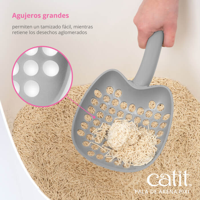 Catit Pixi Pala Gris para Arenero Gatos - Imagen 3