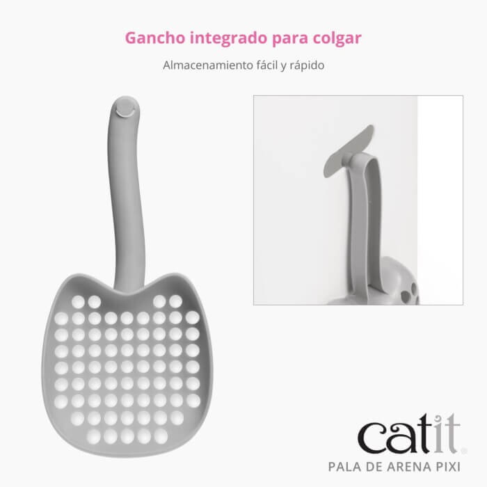 Catit Pixi Pala Gris para Arenero Gatos - Imagen 5