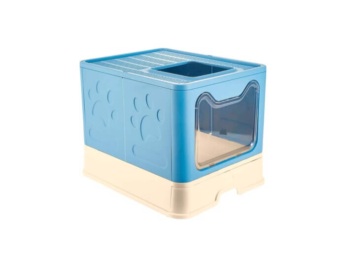 Freedog Arenero LumoBox Dusty Azul para Gatos - Imagen 4